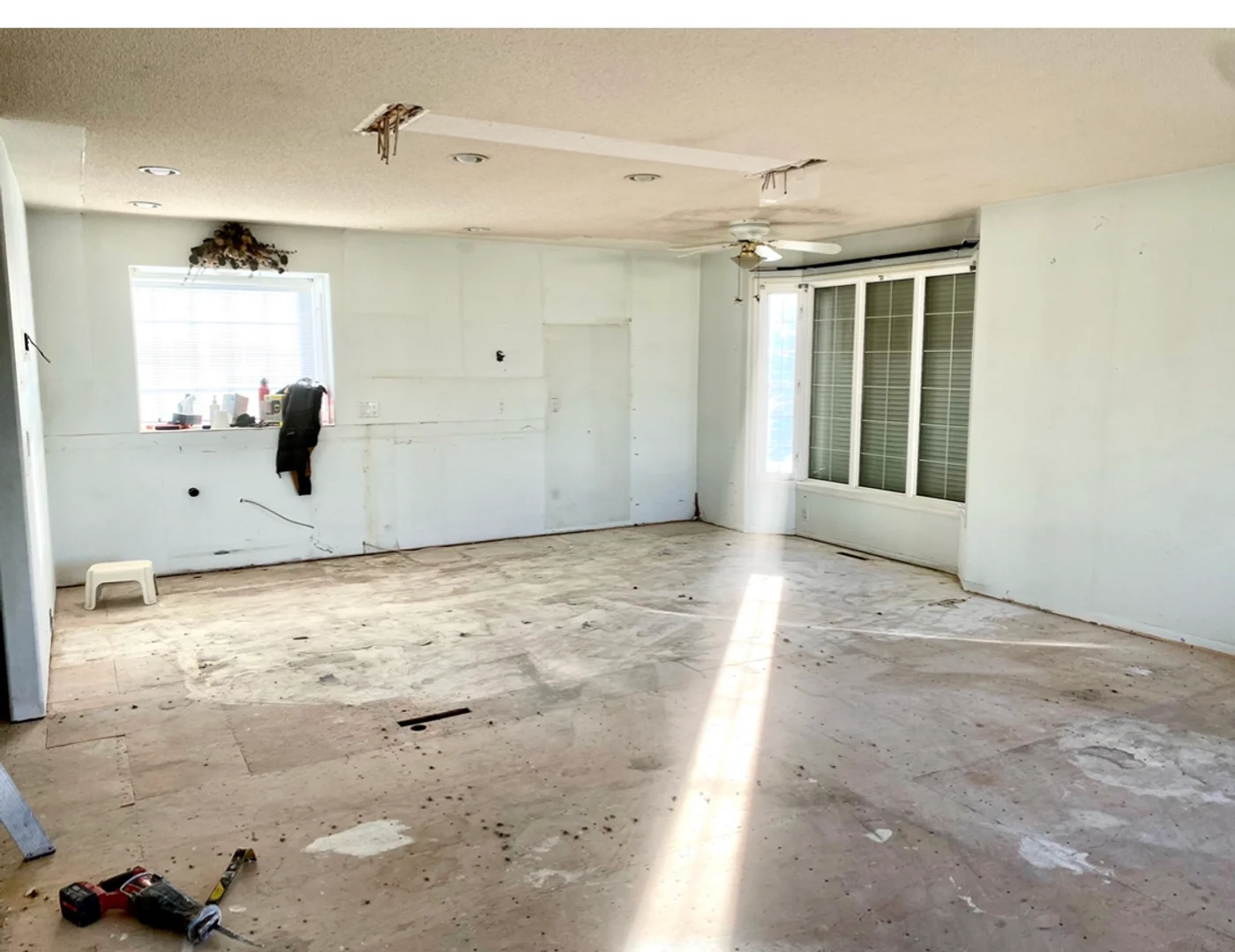 Upper Floor Transformation - Before